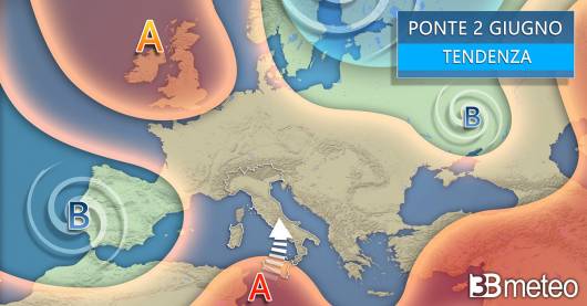 Tendenza meteo Ponte 2 giugno