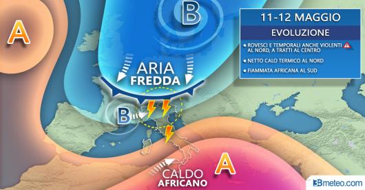 Tendenza meteo prossima settimana