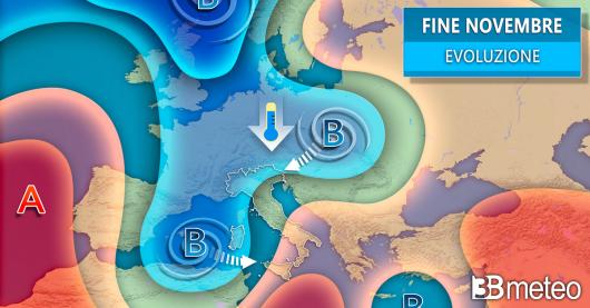 Tendenza meteo prossima settimana