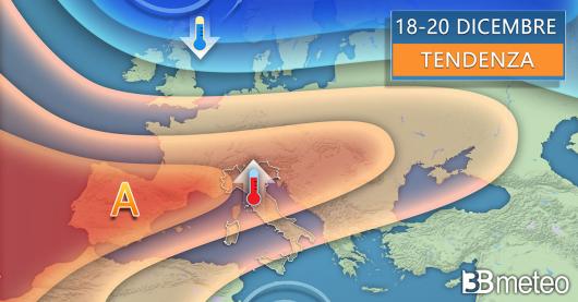 Tendenza meteo prossima settimana