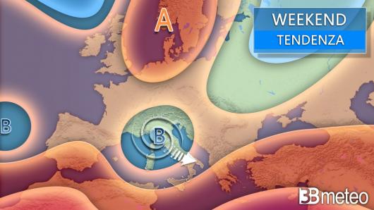 Tendenza meteo weekend 27-28 settembre