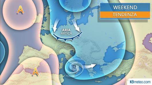 Tendenza meteo weekend