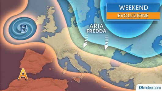 Tendenza meteo weekend