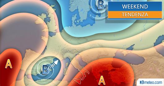 Tendenza meteo weekend