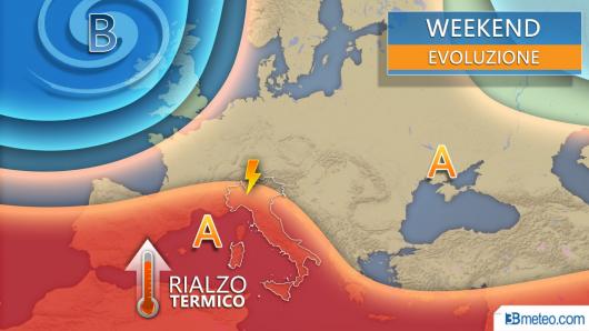 Tendenza meteo weekend