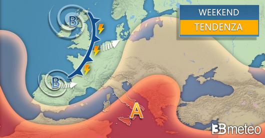 Tendenza meteo weekend