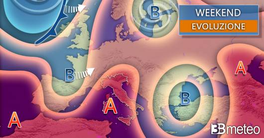 Tendenza meteo weekend