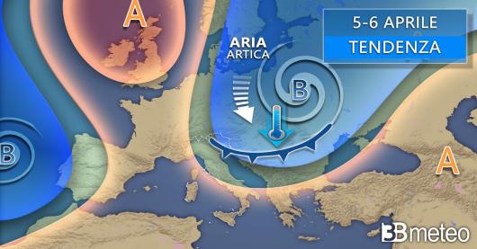 Tendenza meteo weekend 5-6 aprile