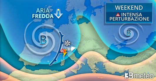 Tendenza meteo weekend 9-10 marzo