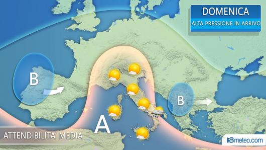 Tendenza per il week-end, verso un miglioramento