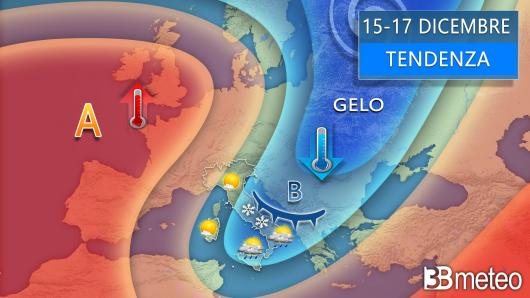 Tendenza tra 15 e 17 dicembre