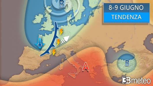 Tendenza weekend 8-9 giugno