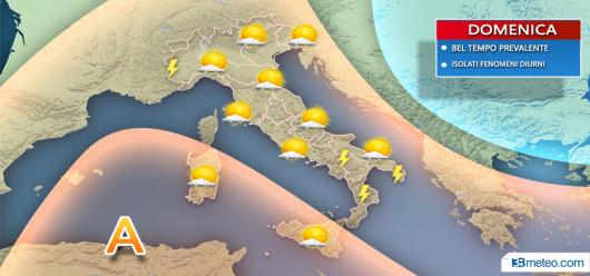 Torna il bel tempo domenica