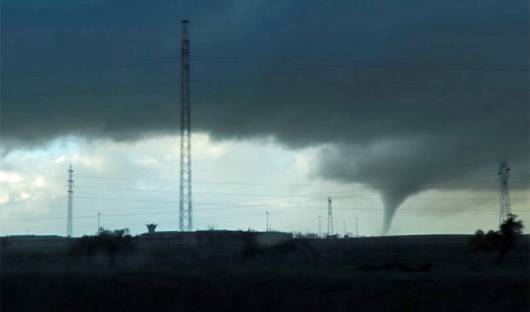 Tornado a Santa Maria (Andalusia) 5 Marzo 2018