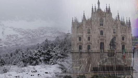 tornano pioggia e neve