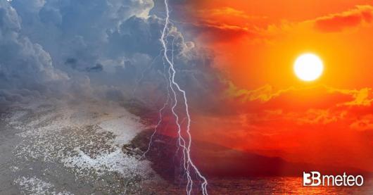 tra sole e violenti temporali