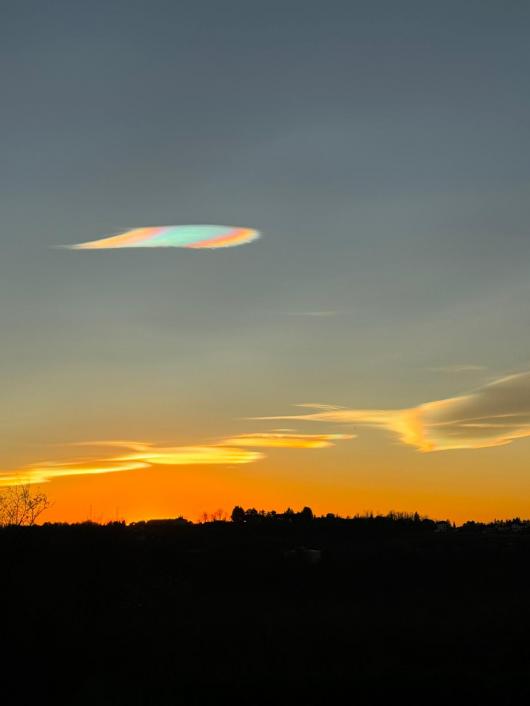 Tramonto in Brianza