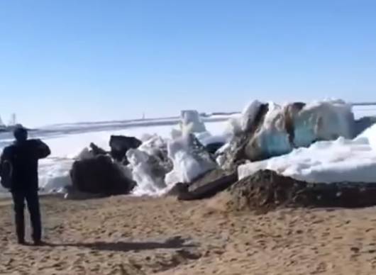 Tsunami di ghiaccio nella Jacuzia