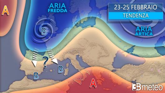 Una sinottica Europa che inquadra questa incertezza