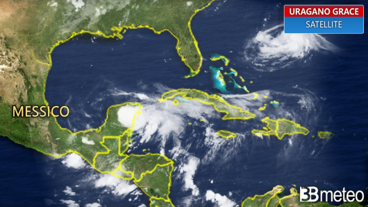Uragano Grace impatta sulle coste orientali del Messico