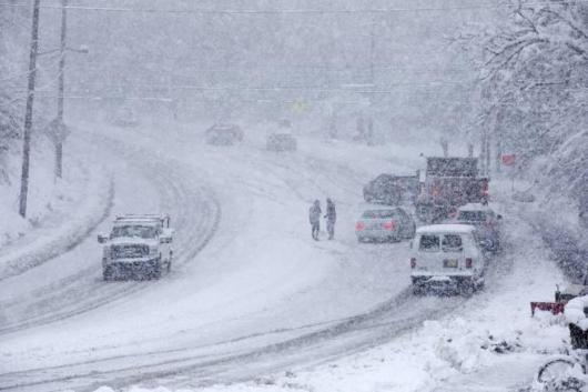 USA, tempesta di neve
