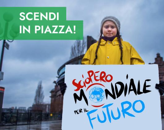 Venerdì 15 Marzo 2019, sciopero generale per il clima. Scendi in piazza anche tu!