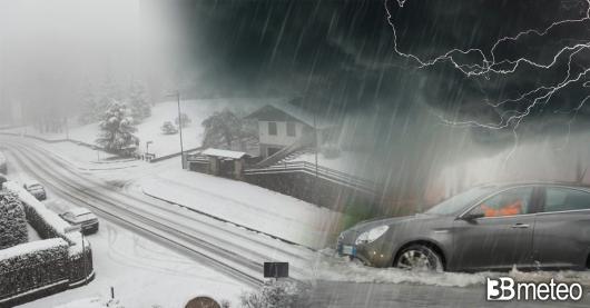 Venerdì, ancora maltempo e neve su molte regioni