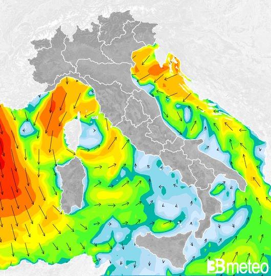 Venti forti Martedì mattina