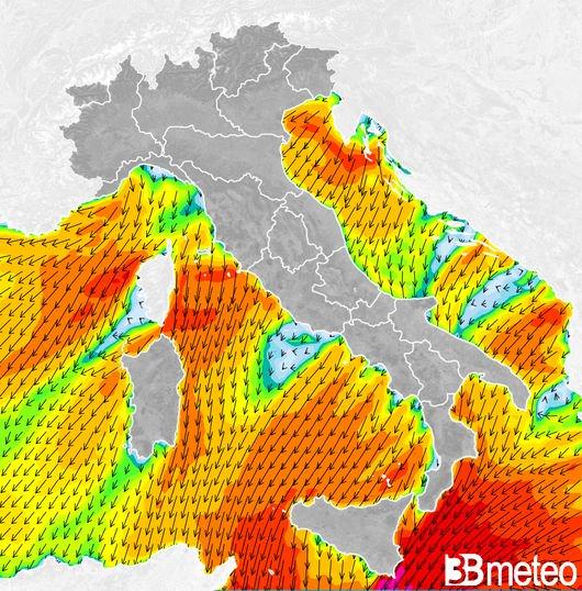 venti previsti domenica