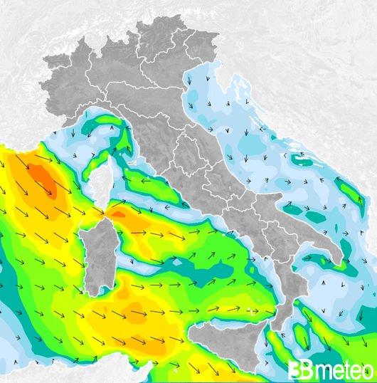 Venti previsti per domenica mattina
