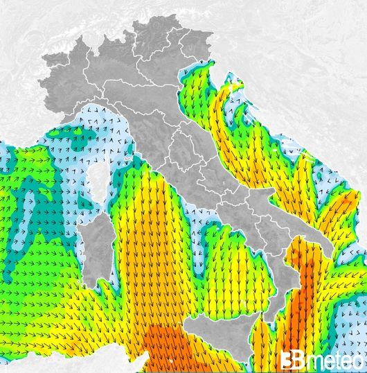 Venti previsti per mercoledì pomeriggio
