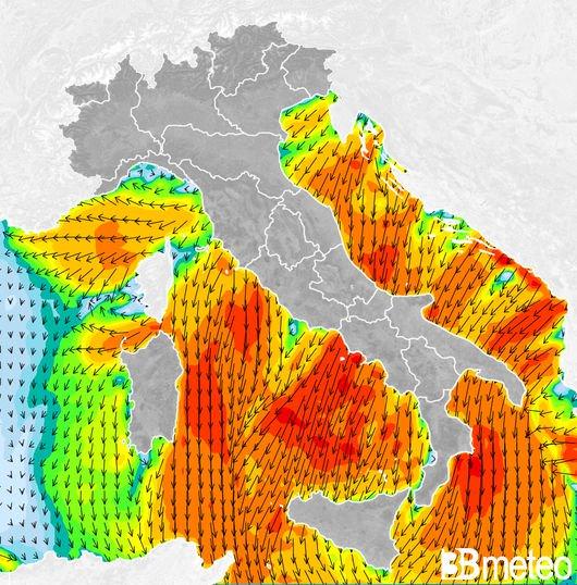venti previsti sabato
