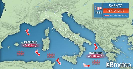 Vento e mare sabato 4