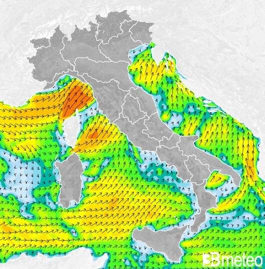 Vento giovedì 29