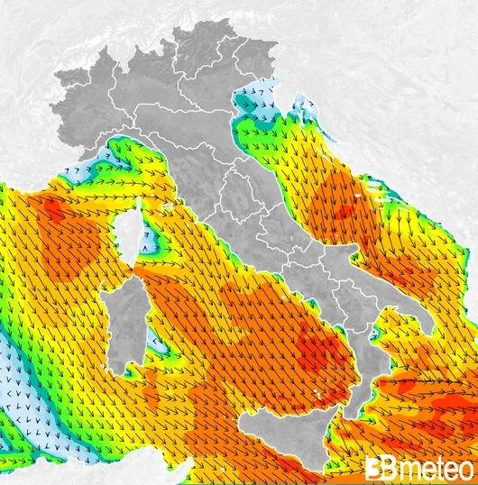 Vento martedì 10