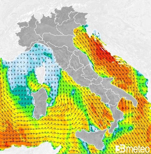 Vento mercoledì