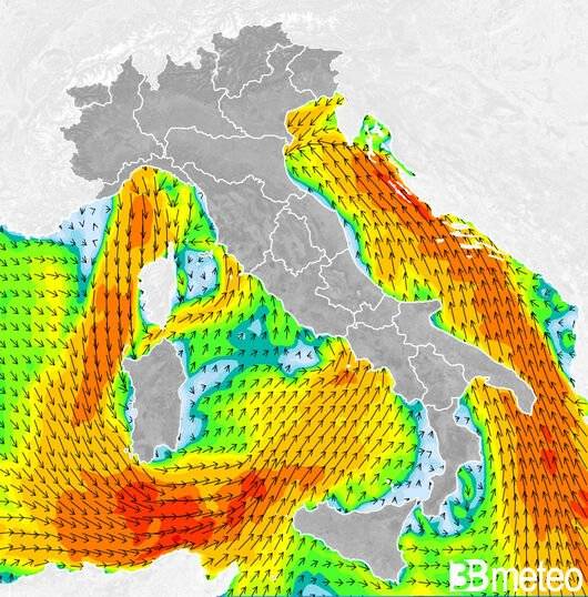 Vento venerdì 22 aprile