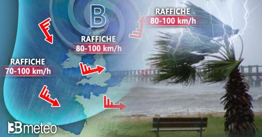Vortice ciclonico in approfondimento sul Nord Atlantico
