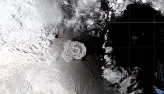 Vulcano Hunga Tonga, esplosione avvenne sul Pacifico nel 2022