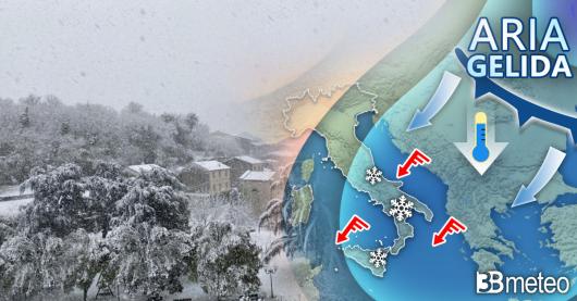 Weekend col freddo russo e neve a bassa quota