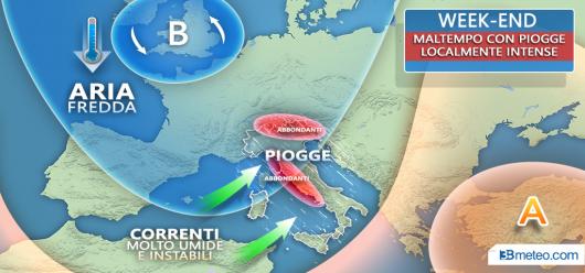 Weekend di maltempo in molte parti dell'Italia