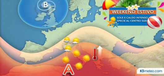 Weekend estivo sull'Italia, gran caldo al Centro Sud
