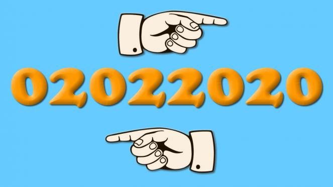 2 febbraio 2020 sarà una data palindroma (che si legge uguale in ambo i versi)