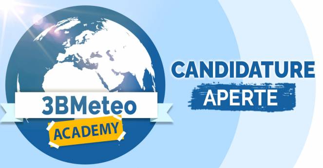 3B Meteo Academy 2023, candidature aperte