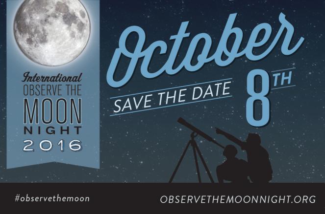 8 Ottobre: International Observe the Moon Night