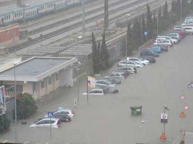 Alluvione lampo a Brindisi