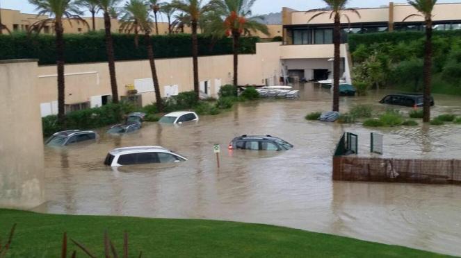 alluvione lampo a Sciacca, in Sicilia