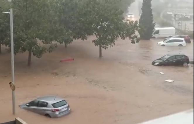 Alluvione lampo a Valencia