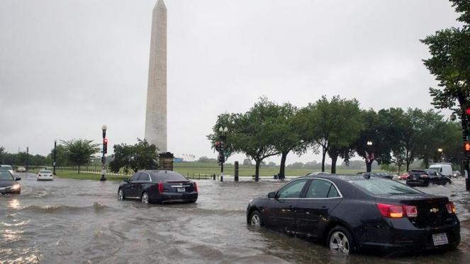 Alluvione lampo allaga completamente Washington DC