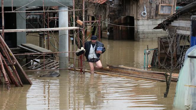 alluvione lampo in Serbia